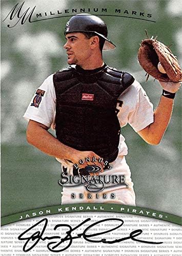Jason Kendall imzalı beyzbol kartı (Pittsburgh Pirates) 1997 Donruss İmza Serisi Jk1 1093 Millennium Marks Sertifikalı-Beyzbol
