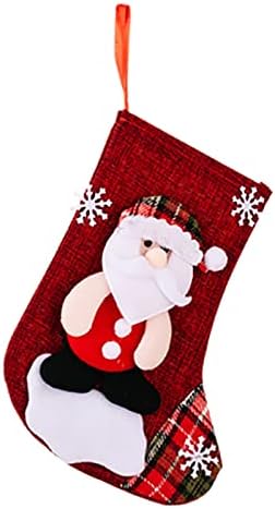 Büyük Çorap Şeker Çorap Noel Süslemeleri Ev Tatil Noel Partisi Süslemeleri Avize Kristalleri Yedek Akçaağaç Yaprağı (A1-A,