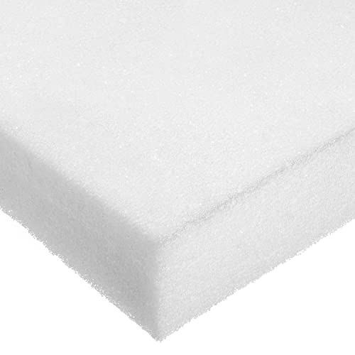 Poliüretan Köpük Levha, Beyaz, 3 lbs / cu. ft, 3/4 inç Kalınlığında x 36 inç Genişliğinde x 36 inç Uzunluğunda