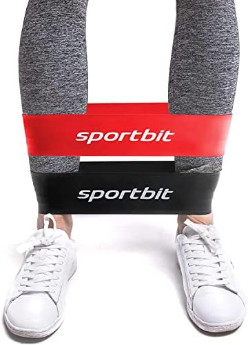 Sportbit Egzersiz Direnç Bantları 5 Set + Çanta + eBook | Germe, Yoga, Fizik Tedavi, Egzersiz, Ev Fitness ve Spor için en