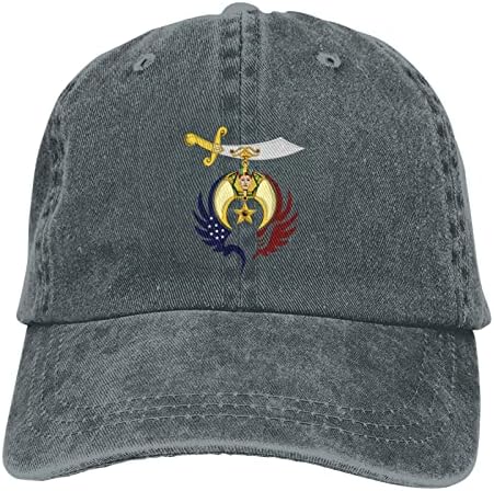 Shriner Logo beyzbol şapkası Yıkanabilir Ayarlanabilir Sadelik Şapka Kadın Erkek Balıkçılık Kapaklar