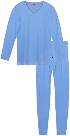 Erkekler CottonThermal İç Çamaşırı Seti, Yumuşak Rahat Uzun Pijama Katmanlı termal iç çamaşır Seti