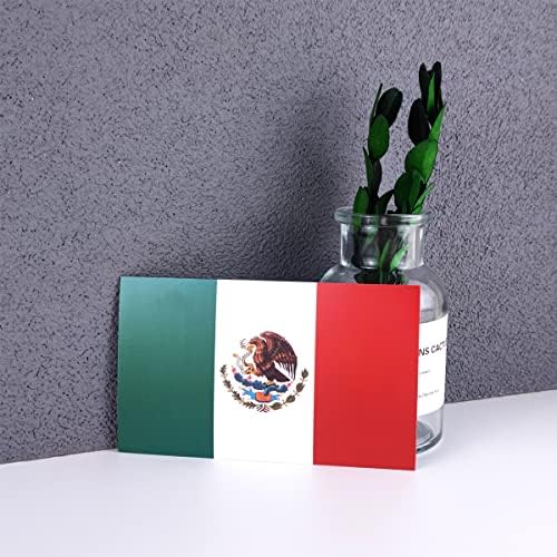JBCD Meksika Meksika Bayrağı Mıknatıs Çıkartması-Araba SUV Kamyon için (3 Paket, 3x5 İnç)