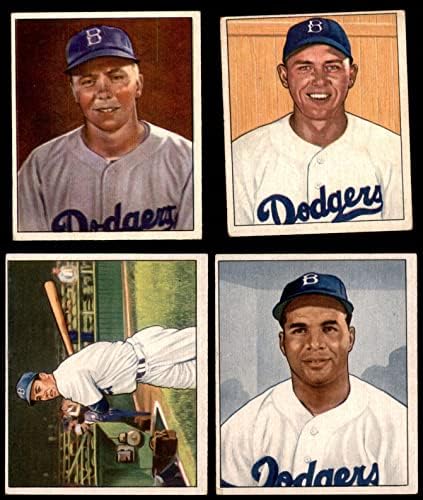 1950 Bowman Brookyln Dodgers Takım Seti Brooklyn Dodgers (Set) VG / ESKİ Dodgers